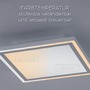 LED panely - LD 14850-16 EDGING LED panel svítidlo, stropní svítidlo, bílé, stmívatelné, CCT nastavení teploty barvy 3000-5000K - LEUCHTEN DIREKT / JUST LIGHT - foto 3