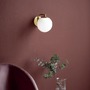 Dekorativní - NOR 47091025 Nástěnné svítidlo Grant 1x40W E14 mosaz opál - NORDLUX - foto 3
