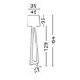 Stojací lampy - NV 40202 Stojací lampa ALMA přírodní dřevo bílé stínidlo černý kabel E27 1x12W bez žárovky - NOVA LUCE - foto 3