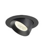 Kruhová - LA 1009906 NUMINOS® GIMBLE XL Stropní vestavné svítidlo, 4000 K, 55°, černá - BIG WHITE (SLV) - foto 3