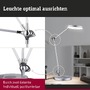 Stolní lampy pracovní - P 78014 LED stolní lampa na psací stůl Numis CCT 11W stříbrná - PAULMANN - foto 3