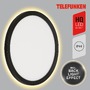 Nástěnná - TF 313405TF TELEFUNKEN LED venkovní nástěnné svítidlo pr. 28 cm 15W 2000lm černá - BRILONER - foto 3