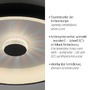 Kruhová - LD 14386-18 VERTIGO LED stropní svítidlo černá 61x61 kruhové křišťálový efekt stmívatelné CCT 2700-5000K - LEUCHTEN DIREKT / JUST LIGHT - foto 3