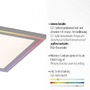 Hranatá - LD 14900-16 EDGING LED stropní svítidlo 40x40, bílá, ploché Rainbow RGB, dálkový ovladač RGB+2700-6000K - LEUCHTEN DIREKT / JUST LIGHT - foto 3