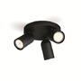 Bodová - PH 50583/30/PN Bodové svítidlo Philips Pongee 50583/30/PN černé 3x max.10W - PHILIPS (915005531301) - foto 3