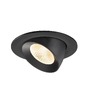 Kruhová - LA 1009706 NUMINOS® GIMBLE L Stropní vestavné svítidlo, 2700 K, 40°, IP20, kulaté, černé - BIG WHITE (SLV) - foto 3