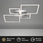 Hranatá - BRILO 3128-018 LED rám 75 cm 2x48W 4000lm chrom - BRILO - foto 3