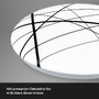 Kruhová - BRILO 3898016 LED stropní svítidlo, pr. 28 cm, 12W, 1300lm, bílé - BRILO - foto 3