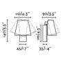 Dekorativní - FARO 62164 LE PETIT nástěnná lampa, bronzová - FARO - foto 3