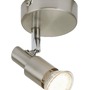 Bodová - BRI 2907-012 Bodové svítidlo pr. 8 cm 1xGU10 3W 280lm matný nikl - BRILONER - foto 3