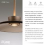 Dekorativní - PN 2191-97 LED závěsné svítidlo PURE Moon nastavitelná výška 2700K bronz / tmavý amber - PAUL NEUHAUS - foto 3