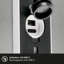 Nástěnná - BRI 3787016 Lima LED venkovní nástěnné svítidlo, pohybové čidlo, soumrakový senzor, nabíjecí, bílé - BRILONER - foto 3