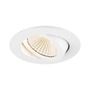 Kruhová - LA 1007435 NEW TRIA® UNIVERSAL 68 stropní vestavné svítidlo, 2500/3000/4000K, 60°, IP 20, kulaté, bílá - BIG WHITE (SLV) - foto 3
