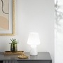 Stolní lampy dekorační - FAN I-GLEAM-L-BCO Stolní lampa Gleam bílá, patice E27, 15 x 25 cm - FANEUROPE - foto 3