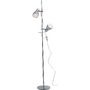 Stojací lampy - FAN I-LEMONDE-PT Stojací lampa Piantana Lemonde, chromová, nastavitelná, 2 x E27, 153 x 36 cm - FANEUROPE - foto 3