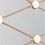 Dekorativní - NV 9180674 Závěsné svítidlo ATOMO zlatý kov a akryl LED 4 x 2.4W 230V 3000K IP20 - NOVA LUCE - foto 3
