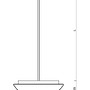 Kruhová - OS AUR60467 AURA P3 závěsné skleněné svítidlo bílá IP40 3000 K 18W LED - OSMONT - foto 3