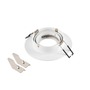 Kruhová - LA 1007630 NEW TRIA® 75 XL kroužek pro vestavbu do stropu, D: 11 H: 2,6 cm, IP 20, bílá - BIG WHITE (SLV) - foto 3