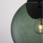 Koule - NV 9009242 Závěsné svítidlo MIDORI matný černý kov a tmavě zelené sklo E27 1x12W 230V IP20 bez žárovky - NOVA LUCE - foto 3