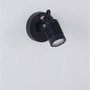Nástěnná - NV 9971451 Venkovní nástěnné svítidlo FEND černý hliník a sklo LED 5W 3000K 100-240V 21st. IP65 - NOVA LUCE - foto 3