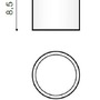 Downlight - AZZ AZ1837 Stropní přisazené bodové svítidlo Azzardo Eco Alix black AZ1837 GU10+ADAP111/ES111 1x40W/1x50W IP20 12cm 230V černé - AZZARDO - foto 3