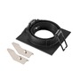 Hranatá - LA 1007329 NEW TRIA® 68 kroužek pro vestavbu do stropu, D: 8,2 Š: 8,2 H: 2,6 cm, IP 20, černá - BIG WHITE (SLV) - foto 3