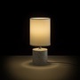 Stolní lampy dekorační - RED R13294 CAMINO stolní se stínidlem bílá dekor teraso 230V E27 28W - RED - DESIGN RENDL - foto 3
