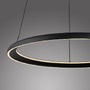 Kruhová - LD 15570-18 Kolekce Schöner Wohnen LED závěsné svítidlo QUILLO, černá, stmívatelné, Comfort Lift, SimplyDim, 3000K - JUST LIGHT - foto 3