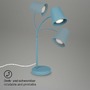 Stolní lampy pracovní - BRILO 7476010 Stolní lampa, 38,5 cm, 1x GU10, max. 9W, tyrkysová - BRILO - foto 3