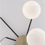 Vícečetná - NV 9009260 Závěsné svítidlo THE EGG zlatá a matný černý kov lesklé opálové sklo G9 8x5W 230V IP20 bez žárovky - NOVA LUCE - foto 3