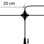 Příslušenství - DLED EF02T DECOLED T rozbočovač, 3 výstupy, bílý, IP44 - foto 3