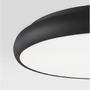 Kruhová - NV 8100984 Stropní svítidlo GAP černý hliník akrylový difuzor LED 50W 230V 3000K IP20 - NOVA LUCE - foto 3