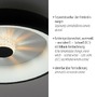 Kruhová - LD 14384-18 VERTIGO LED stropní svítidlo černá 50x50 kruhové křišťálový efekt stmívatelné CCT 2700-5000K - LEUCHTEN DIREKT / JUST LIGHT - foto 3