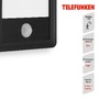 Nástěnná - TF 313905TF TELEFUNKEN LED venkovní nástěnné svítidlo s čidlem, 28 cm, 16 W, černá - BRILONER - foto 3