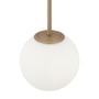 Koule - M MOD321PL-01G2 Závěsné svítidlo Basic form 40W bílá/zlatá kov/sklo moderní design  - MAYTONI - foto 3