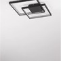 Hranatá - NV 9364035 Stropní svítidlo PORTO černá ocel hliník a akryl LED 30W 230V 3000K IP20 stmívatelné - NOVA LUCE - foto 3