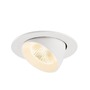 Kruhová - LA 1009716 NUMINOS® GIMBLE L Stropní vestavné svítidlo, 2700 K, 40°, IP20, kulaté, bílé - BIG WHITE (SLV) - foto 3