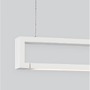 Podélná - NV 9117338 Závěsné svítidlo LINE bílý hliník a akryl rotační LED 38W 230V 3000K IP20 - NOVA LUCE - foto 3