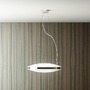 Kruhová - RED R10633 MEDEA závěsná satinované sklo/chrom 230V 2GX13 55W - RED - DESIGN RENDL - foto 3