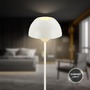 Stojací lampy - BRILO 1591011 Gryde stojanová lampa – s vypínačem, E27 patice, max. 10W, kávová/světlešedá - BRILO - foto 3
