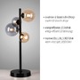 Stolní lampy dekorační - PN 4585-18 POPSICLE LED stolní lampa černá kruhové šňůrový vypínač teplá bílá do interiéru 3000K - PAUL NEUHAUS - foto 3