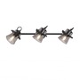 Bodová - LD 15283-18 TINULA LED 3 ramenné stropní svítidlo černá barva otočné v jednoduchém designu - LEUCHTEN DIREKT / JUST LIGHT - foto 3