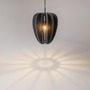Dekorativní - M MOD398PL-01GR Závěsné svítidlo Cambio E27 60W černá/šedá hliník - MAYTONI - foto 3