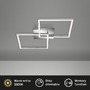 Hranatá - BRILO 3210018 LED stropní svítidlo, 62 cm, 2300 LM, 22 W, hliník-chrom (starý kód: BRILO 3210-018) - BRILO - foto 3