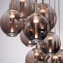 Vícečetná - PN 2221-97 Závěsné svítidlo PURE E-Infinity bronz 10x LED 7W 700lm 2200-5000K - Paul Neuhaus - foto 3