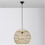 Dekorativní - NV 9586502 Závěsné svítidlo MARLO přírodní ratan černý kabel E27 1x12W 230V IP20 bez žárovky - NOVA LUCE - foto 3