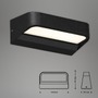 Nástěnná - BRILO 3036-015 LED venkovní svítidlo 14,2 cm 8W 900lm černá - BRILO - foto 3