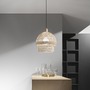 Dekorativní - FAN I-SIBILLA-S1 Závěsné svítidlo SIBILLA dřevo, 1xE27, 40 x 40 x 192,5 cm - FANEUROPE - foto 3