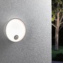 Nástěnná - P 94699 LED venkovní nástěnné svítidlo Platomo pohybové čidlo IP44 kruhové 180mm 3000K 14,5W 230V bílá umělá hmota - PAULMANN - foto 3