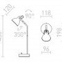 Stolní lampy pracovní - RED R12511 ROSITA stolní lampa bílá/stříbrnošedá 230V LED GU10 9W - RED - DESIGN RENDL - foto 3